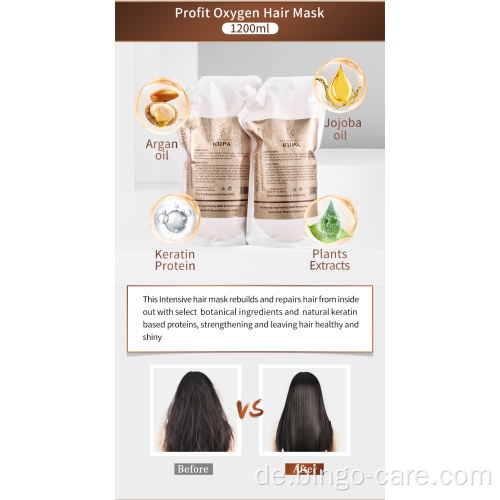 Pearly Hair Treatment Feuchtigkeitsspendende Keratin-Haarmaske